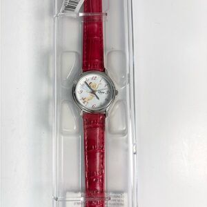 Disney Collector's Edition Red Strap Watch Tinkerbell